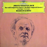  Deutsche Grammophon Stereo : Kempff - Bach Well-Tempered Clavier Book I